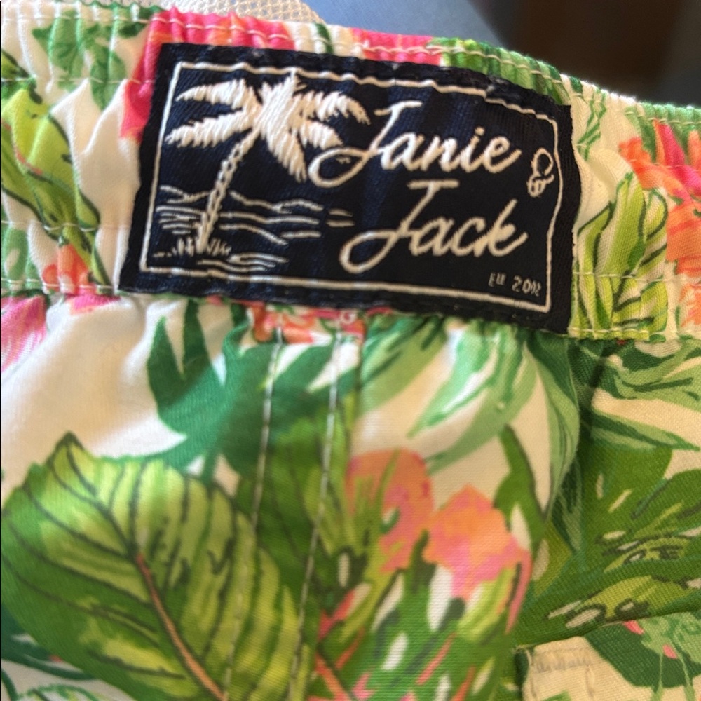 Janie and Jack swim trunks boys
